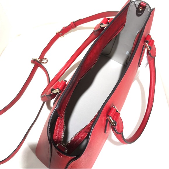 Kate Spade red leather tote bag - Picture 7 of 7